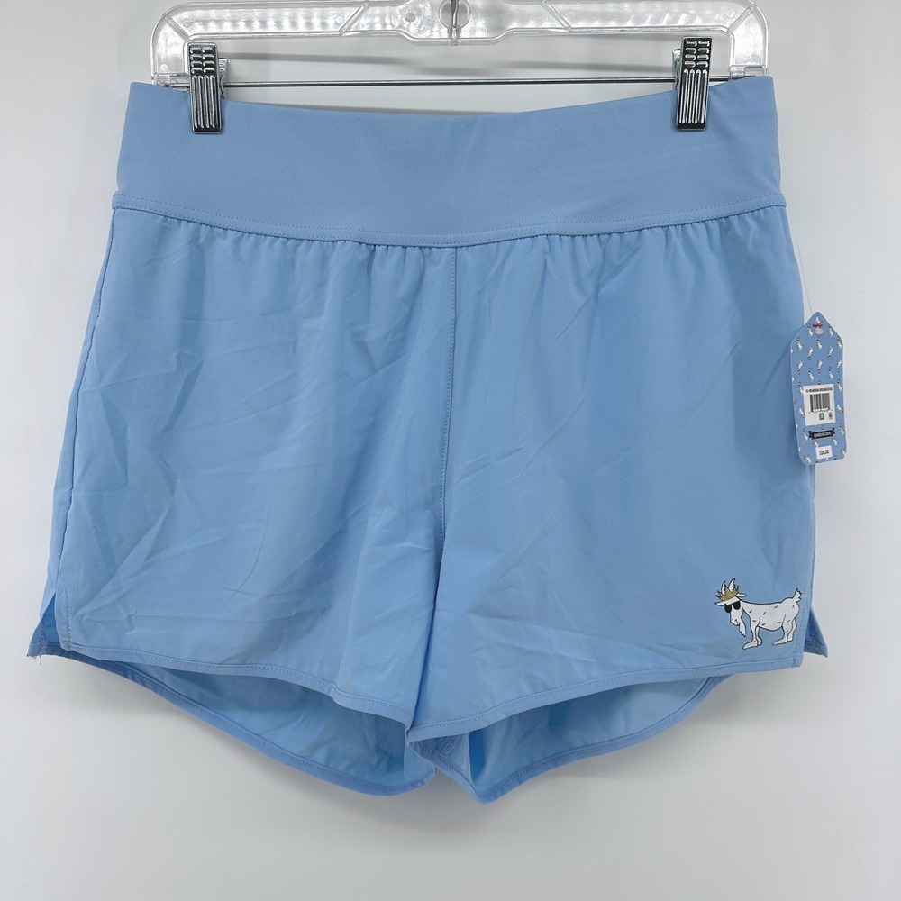 GOAT USA Womens Athletic Shorts Carolina Blue Size Small GU-1509 NWT